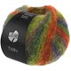 Lana Grossa TWIN 25g | 108-mörk grön/ljus grön/grågrön/röd/mörk röd/blåviolett