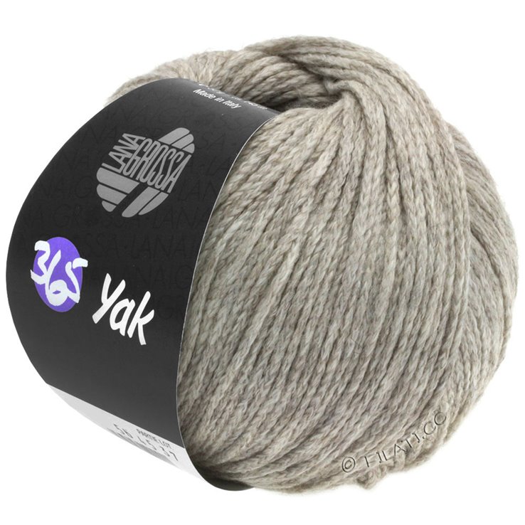 Lana Grossa 365 YAK | 01-natur/grège/beigegrå