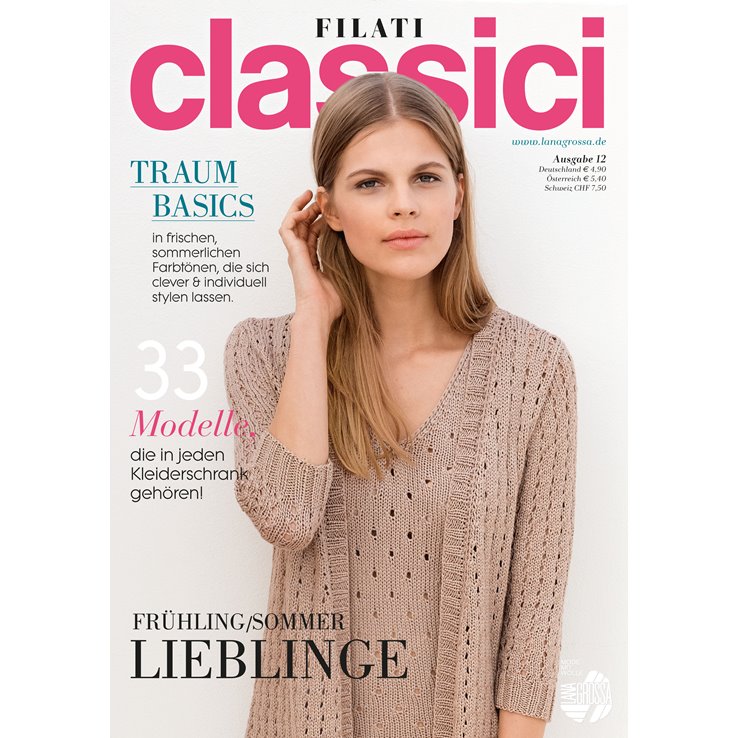 FILATI CLASSICI Udgave 12 - Magasin (DE) + Beskrivningar (DK) från Lana Grossa