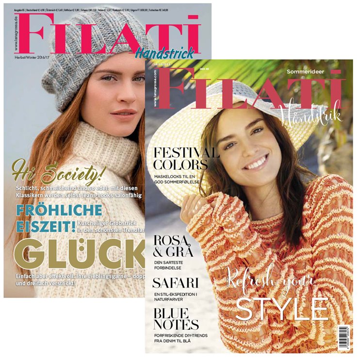 FILATI Håndstrik No. 64 + FILATI Håndstrik No. 65 (DK) från Lana Grossa