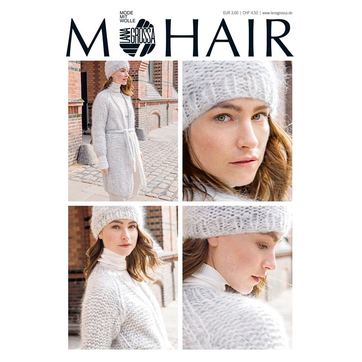 MOHAIR Booklet - Magasin (DE) + Strikkeopskrifter (DK) från Lana Grossa