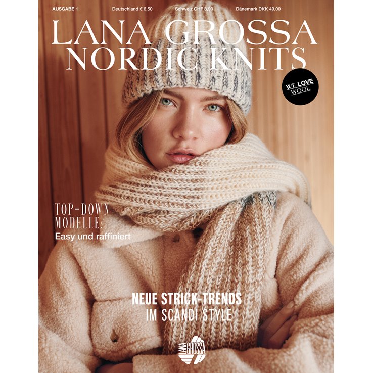 Nordic Knits No. 1 - Magasin (DE) + Beskrivningar (DK) från Lana Grossa