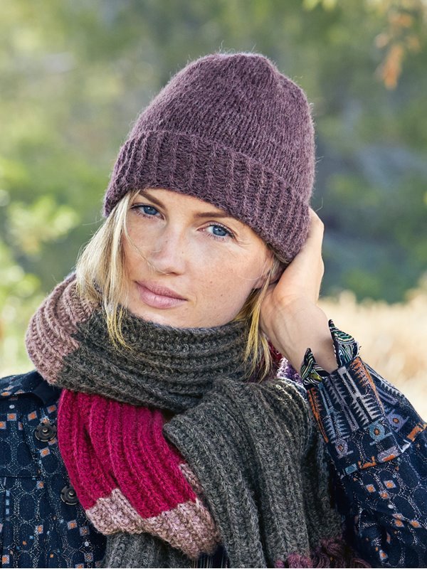 Lana Grossa BEANIE Alta Moda Alpaca - Stickmönster (SE)