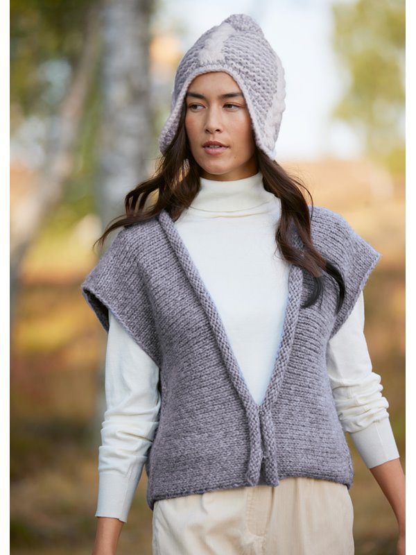 Lana Grossa VÄST Ecopuno Chunky - Stickmönster (SE)