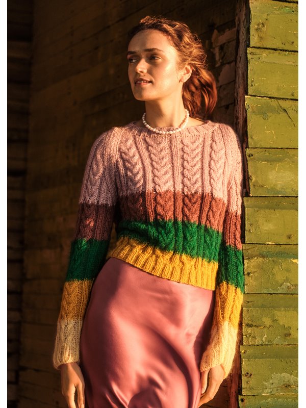 Lana Grossa PULLOVER Brigitte No. 2 & Brigitte No. 3 - Stickmönster (SE)