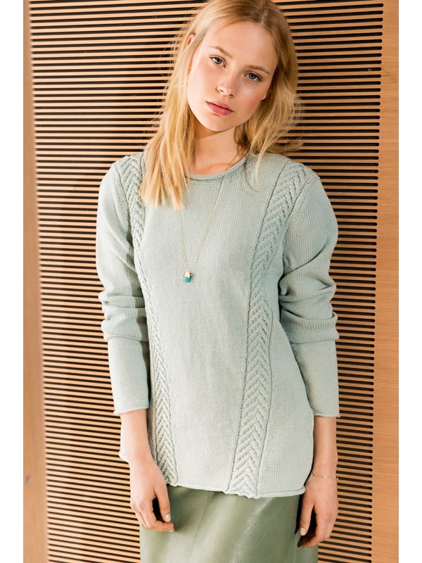 Lana Grossa PULLOVER Cool Wool - Stickmönster (DK)