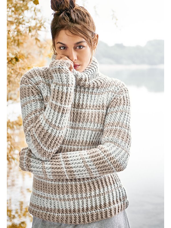 Lana Grossa PULLOVER Alta Moda Cashmere 16 - Stickbeskrivning (DK)