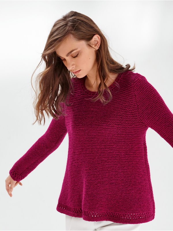 Lana Grossa PULLOVER Alta Moda Alpaca - Stickmönster (SE)