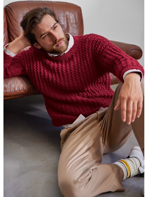 Lana Grossa PULLOVER Cool Merino - Stickmönster (SE)