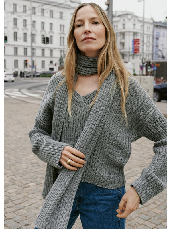 Lana Grossa PULLOVER Merino Superiore - Stickmönster (SE)