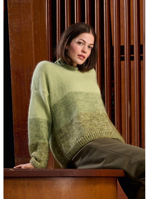 Lana Grossa PULLOVER Cool Wool, Silkhair & Glamour