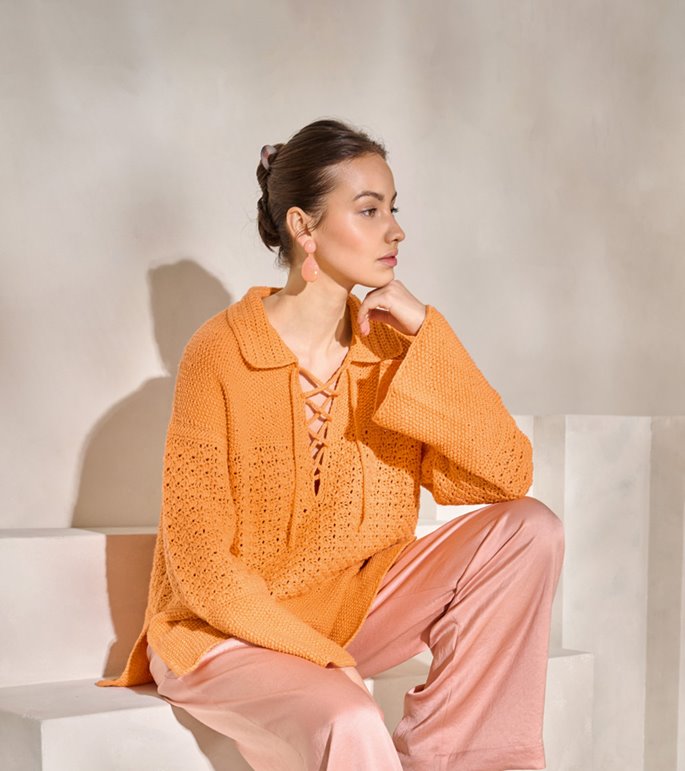 Lana Grossa PULLOVER Cotonella