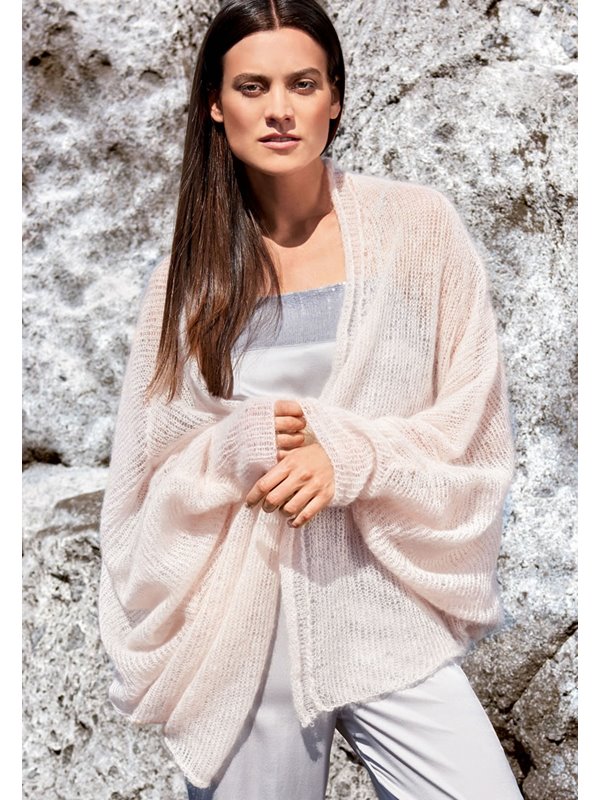 Lana Grossa FLADDERMUSJAKKA Silkhair - Stickmönster (DK)