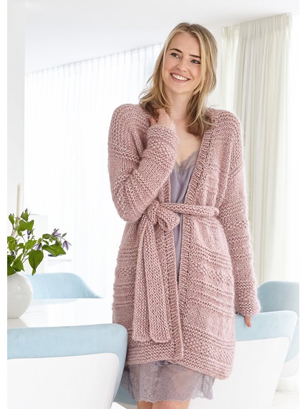 Lana Grossa CARDIGAN Brigitte No. 2 & Brigitte No. 3 & Brillino - Stickmönster (SE)