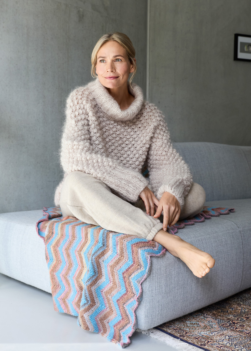 PULLOVER Mohair Moda från Lana Grossa