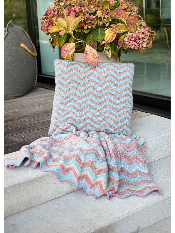 Lana Grossa MATTA I SICKSACKMÖNSTER Gomitolo Intenso & Brigitte No. 2