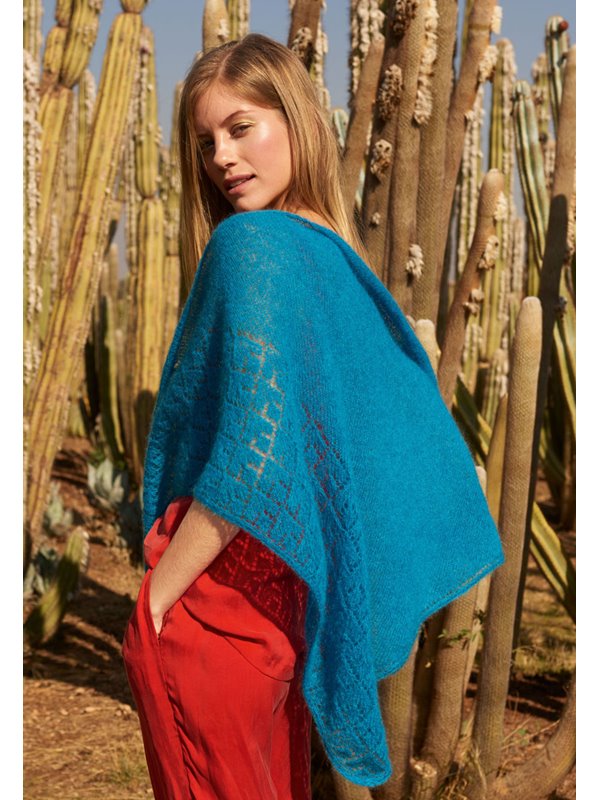 Lana Grossa DREIECKSTUCH MIT AJOURMUSTER Silkhair - German Edition