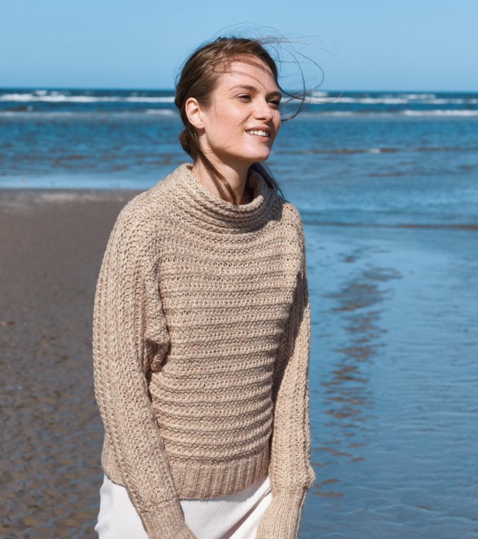 Lana Grossa KIMONOPULLOVER Benessere - Stickmönster (DK)