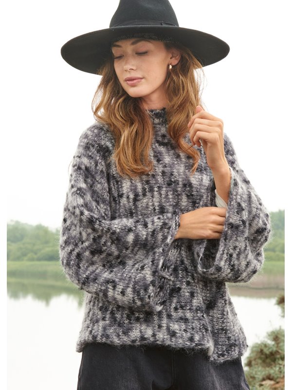 Lana Grossa PULLOVER Lala Berlin Brushy - Stickmönster (SE)