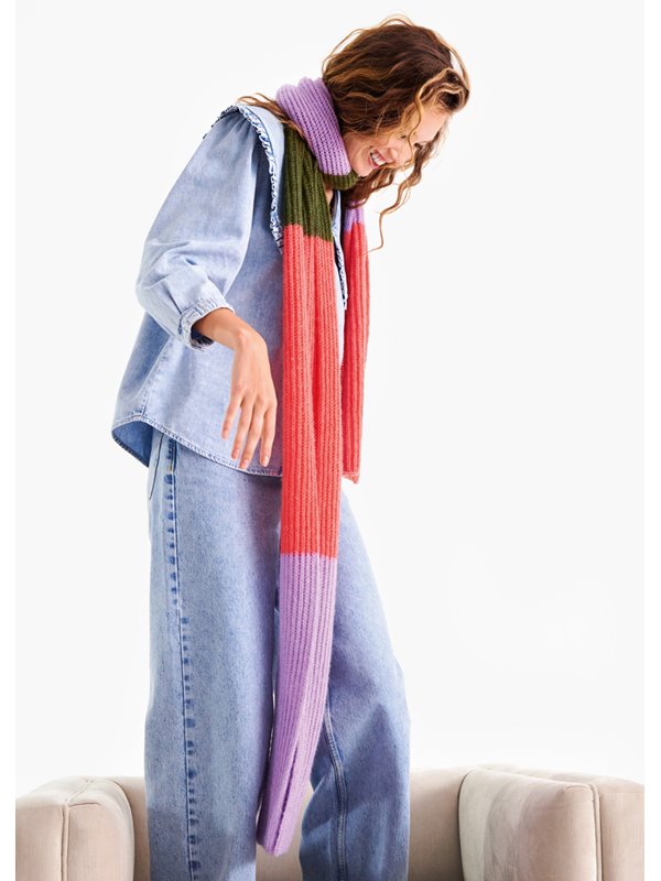 Lana Grossa SCARF Ecopuno - Stickmönster (SE)