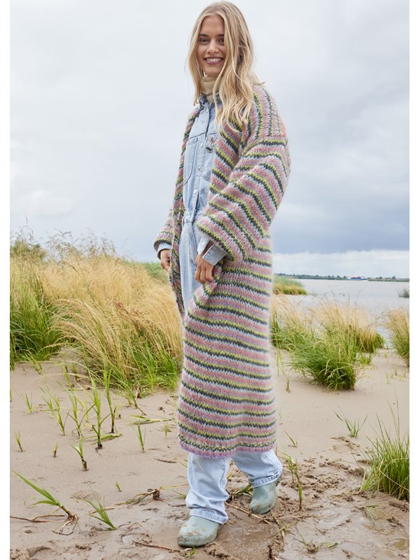 Lana Grossa LÅNG JACKA Brigitte No. 3 - Stickmönster (SE)