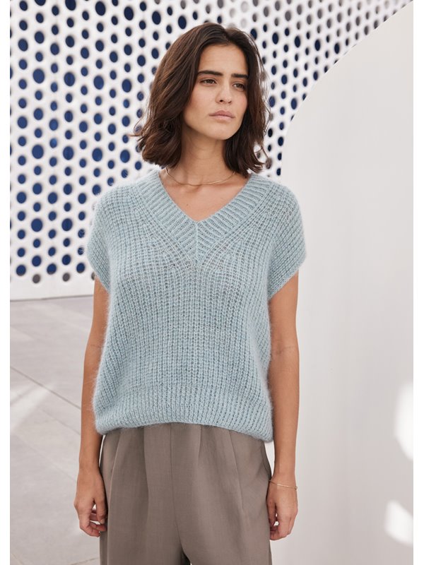 Lana Grossa T-SHIRT Ecopuno & Silkhair - Stickmönster (SE)