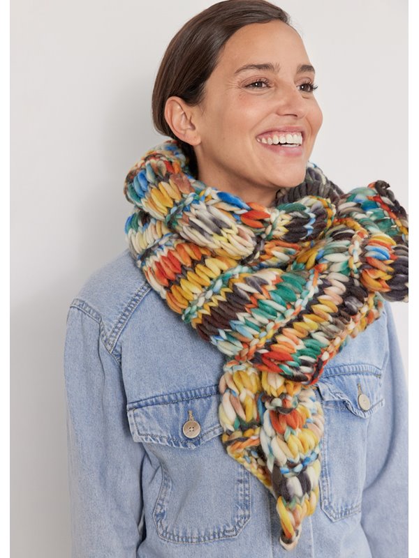 Lana Grossa SJAL Confetti - Stickmönster (SE)