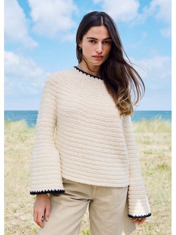 Lana Grossa PULLOVER Airy & Alpaca Air - Stickmönster (SE)