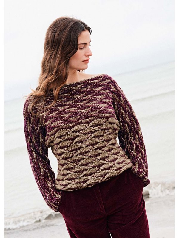 Lana Grossa PULLOVER Lucida - Stickmönster (SE)