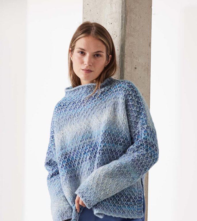 Lana Grossa PULLOVER Airy & Picasso