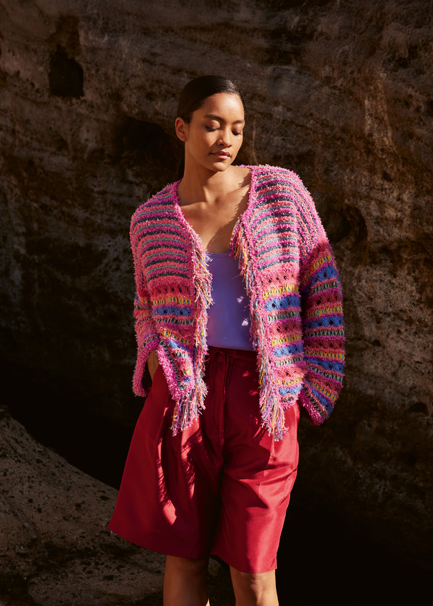 JACKA Frizzante, Filo Lurex, Per Fortuna & Tessera från Lana Grossa