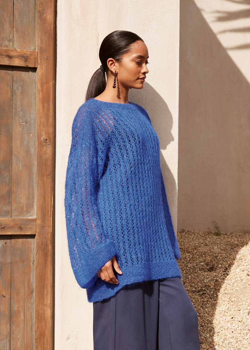 SWEATER Natural Superkid Tweed från Lana Grossa