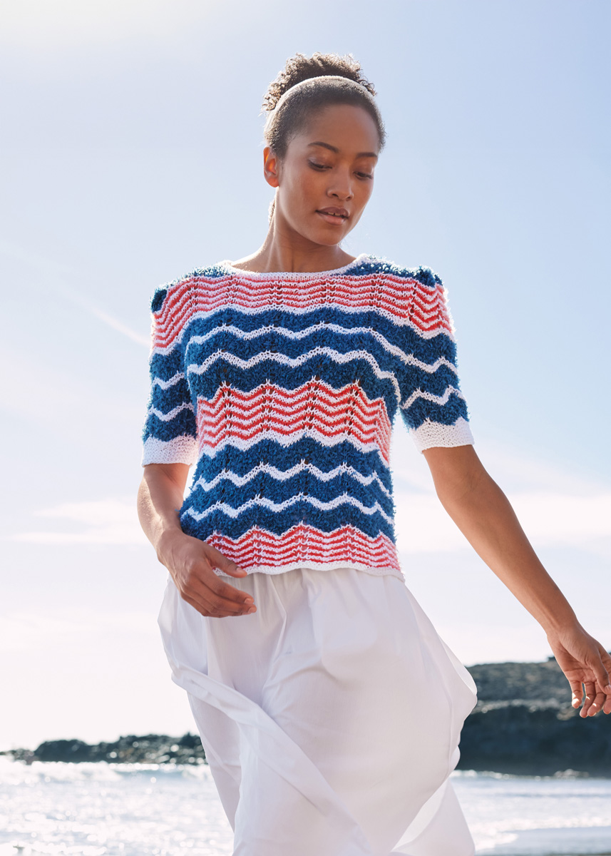 SHIRT Landlust Baumwolle, Per Fortuna & Frizzante från Lana Grossa