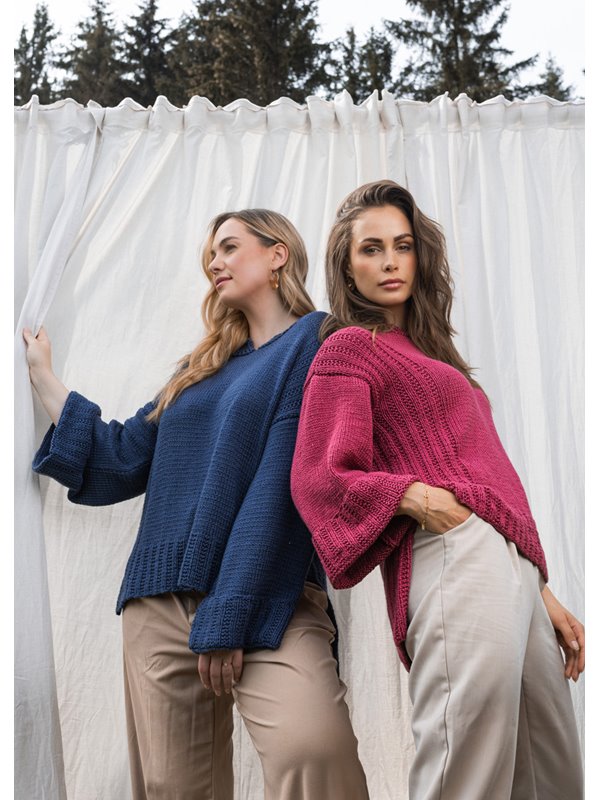 FILATI Studio PULLOVER Puro Vegano - Stickmönster (SE)