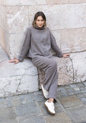 Lana Grossa TOP DOWN PULLOVER Cashmere 16 Fine