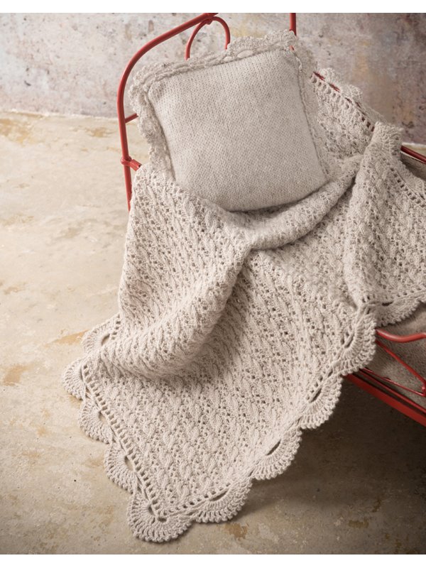 Lana Grossa PLÄD Ecopuno - Stickbeskrivning (DK)