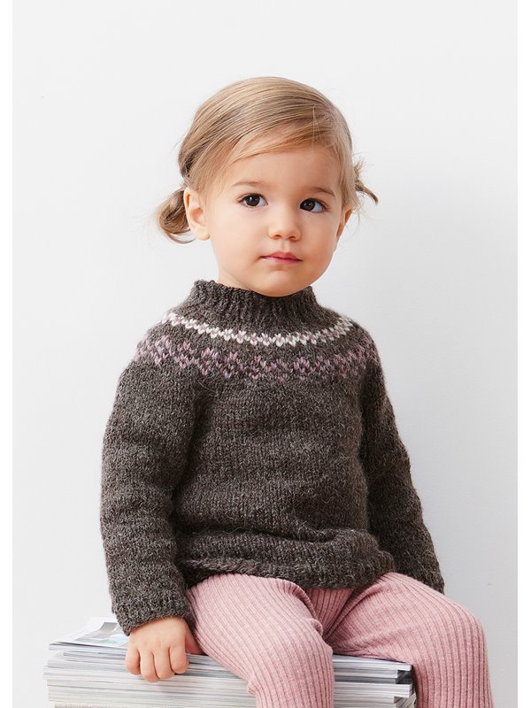 Lana Grossa PULLOVER Alta Moda Alpaca - Stickmönster (DK)