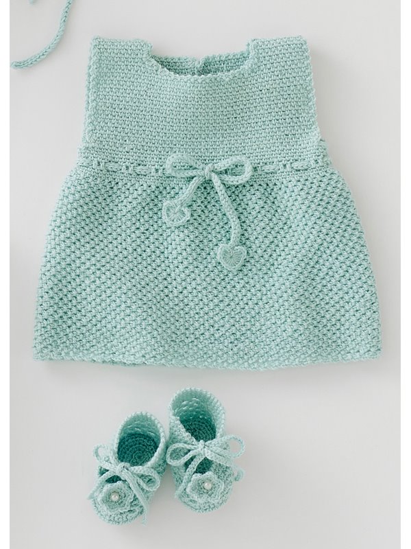 Lana Grossa KLÄNNING Cool Wool Baby - Stickmönster (DK)