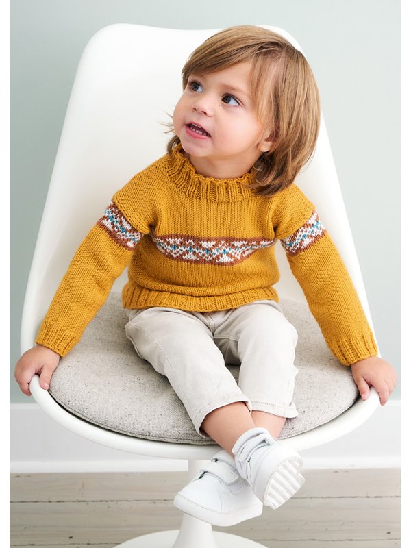 Lana Grossa PULLOVER Cool Wool - Stickmönster (DK)