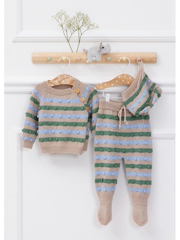 Lana Grossa OMLOTT-JACKA Cool Wool Baby - Stickmönster (DK)