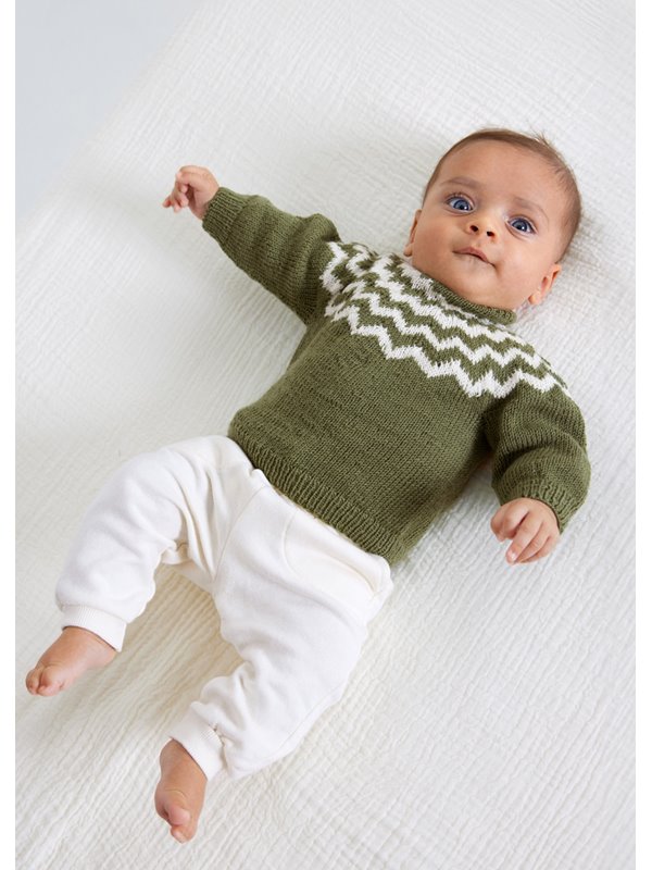 Lana Grossa PULLOVER Cool Wool Baby - Stickmönster (DK)