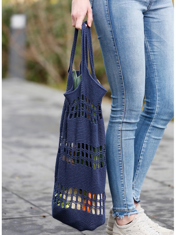 Lana Grossa SHOPPINGBAG - Virkbeskrivning (SE)