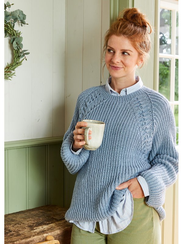 Lana Grossa PULLOVER Landlust Alpaka Merino 160 - Stickmönster (SE)