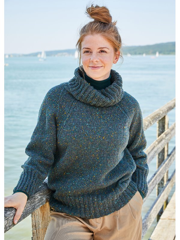 Lana Grossa PULLOVER Landlust Soft Tweed 180 - Stickmönster (SE)
