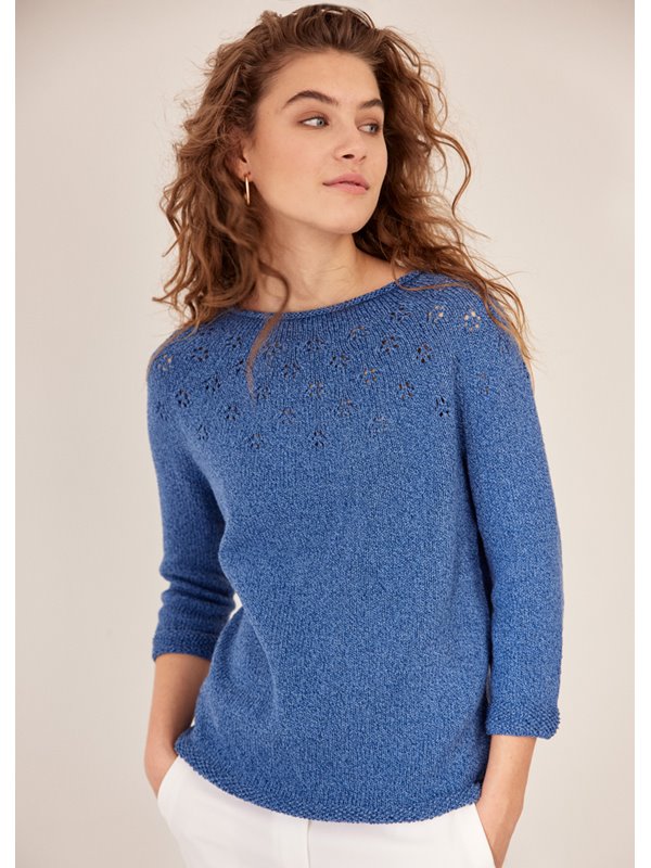 Lana Grossa PULLOVER Landlust Sommerseide - Stickmönster (SE)