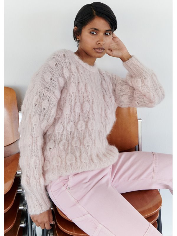 Lana Grossa PULLOVER Mohair Moda - Stickmönster (DK)