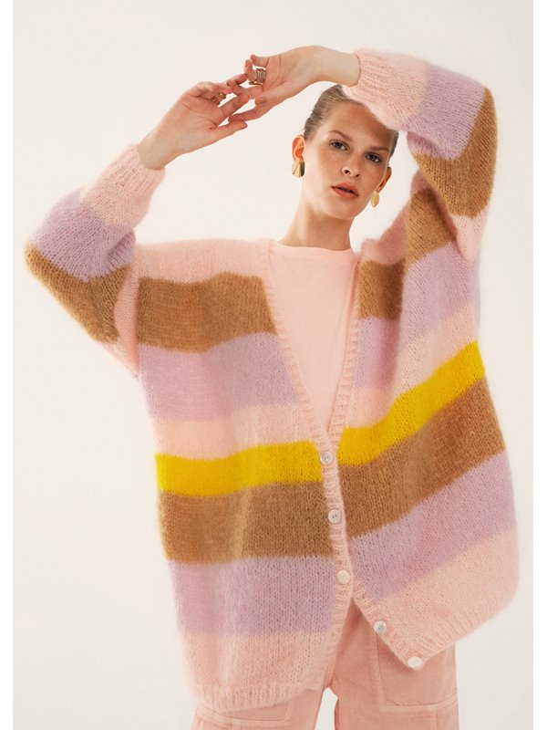 Lana Grossa CARDIGAN Brigitte No. 3 - Stickmönster (DK)