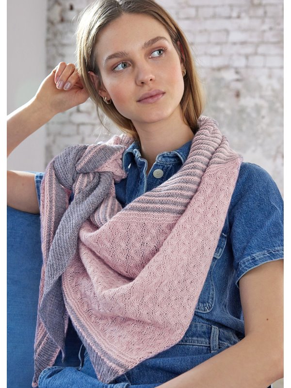 Lana Grossa SJAL KELTENWIND Ecopuno - Stickmönster (DK)