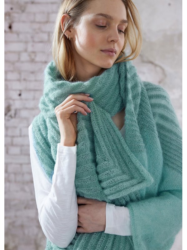 Lana Grossa STOLA NON TROPPO Ecopuno & Silkhair - Stickmönster (DK)