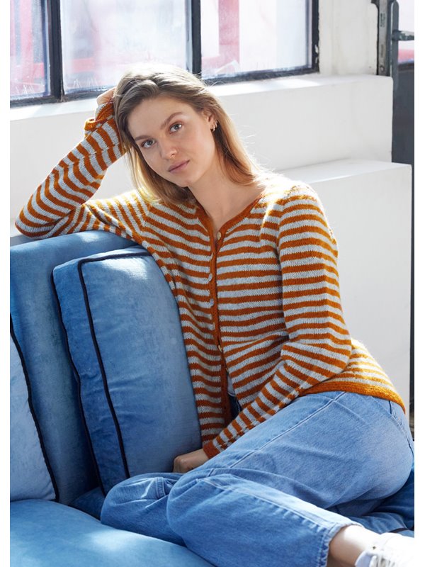 Lana Grossa CARDIGAN BAJADS Ecopuno - Stickmönster (DK)